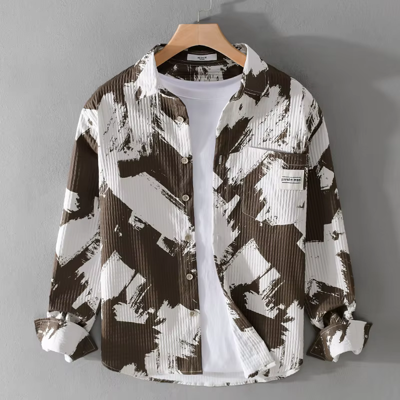 Camisa táctica manga larga transpirable algodón hombre