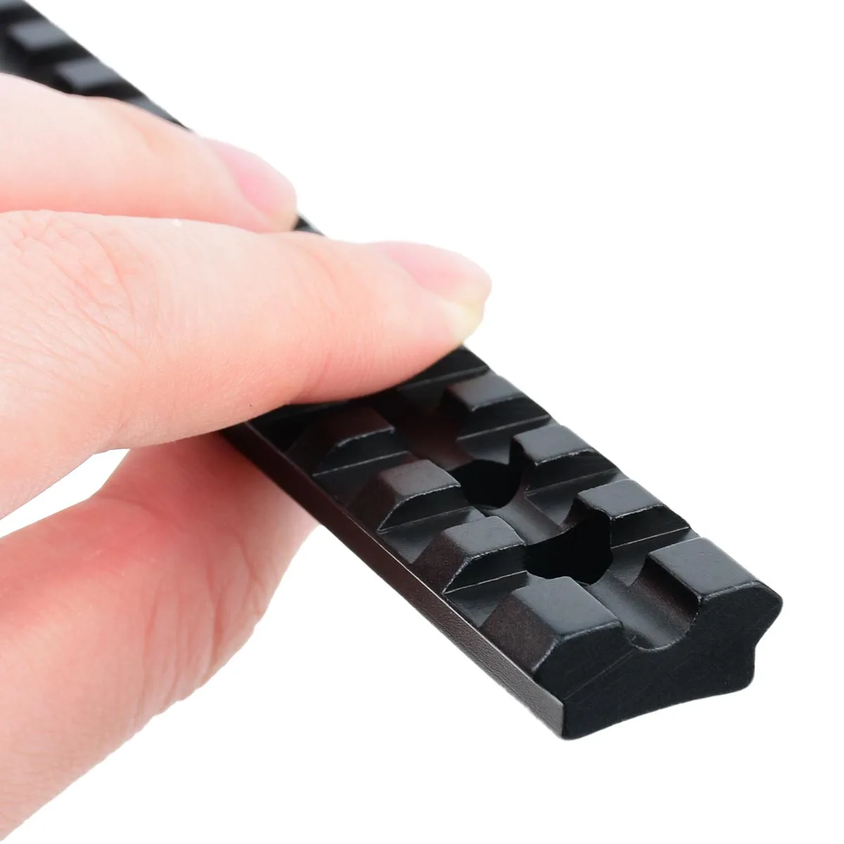 Nuevo Riel Picatinny de 143mm con 13 ranuras, carril Picatinny largo extendido, soporte de riel de crecimiento extendido de aleación de aluminio de 20mm para M16/HK416/M4 - imagen 2