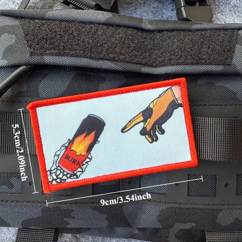 Parche divertido con gancho y bucle, insignia de moral, parches tácticos militares para mochila, ropa, chaqueta, apliques - imagen 3