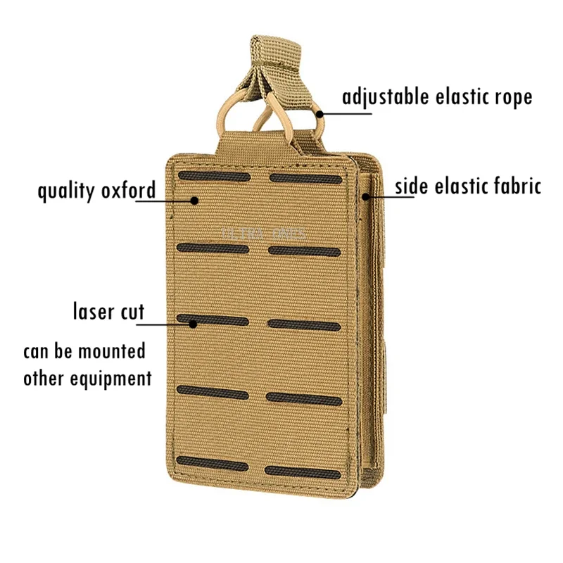 Bolsas tácticas para revistas de caza, bolsa para Airsoft Molle Mag, Cs Game Combat 5,56 Mag, M4, M16, AR-15 Mag - imagen 3