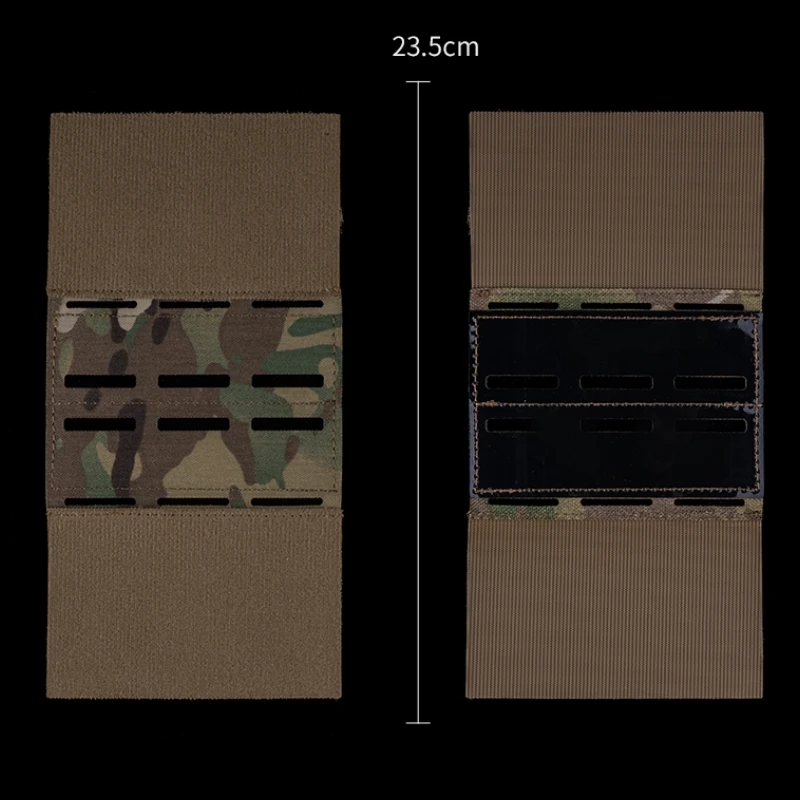 Panel de faja ajustable de tres filas, Panel de faja de montaje MOLLE con sujetador mágico para cinturón, accesorios de caza - imagen 2