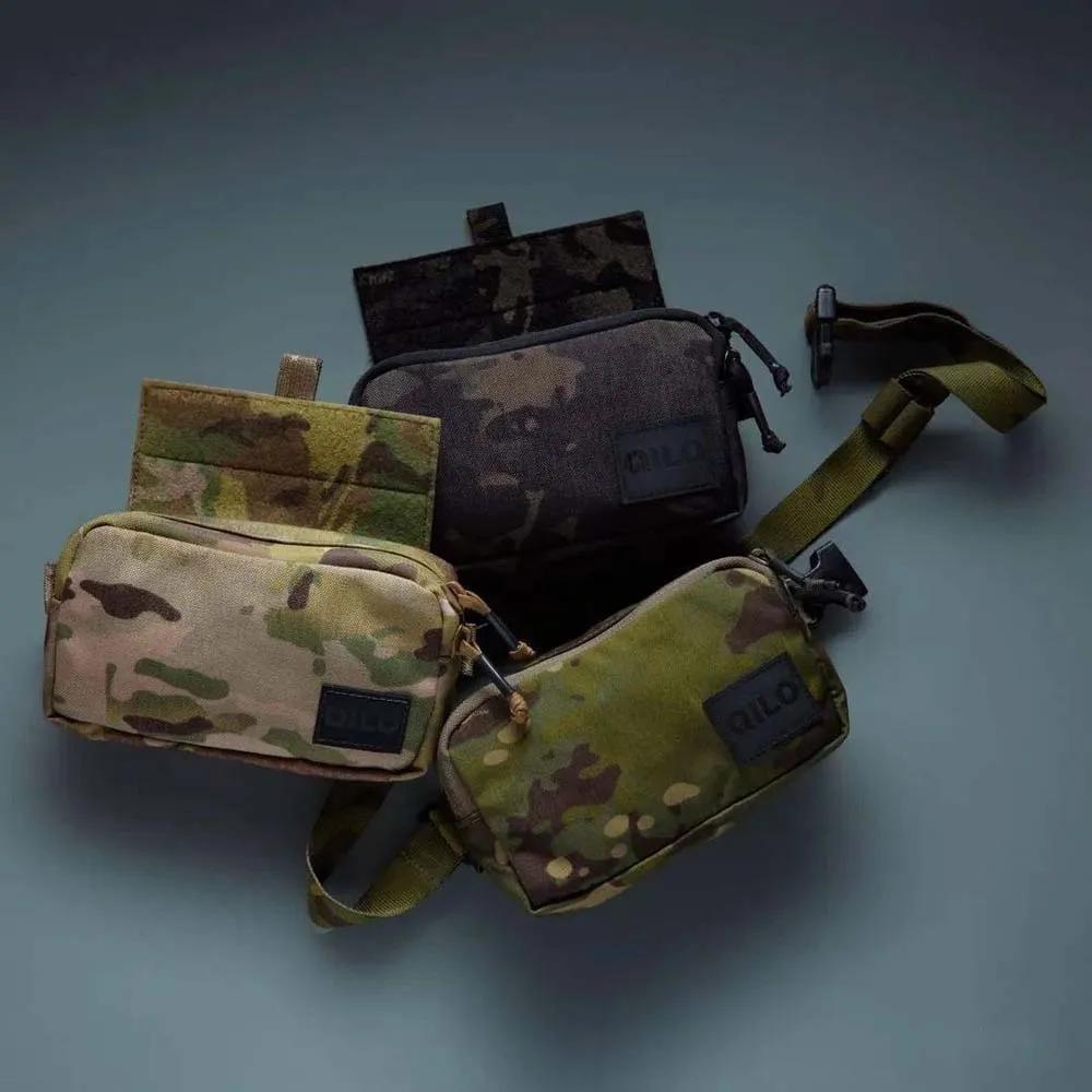 Riñonera táctica camuflaje tigre a rayas para caza, senderismo - imagen 3