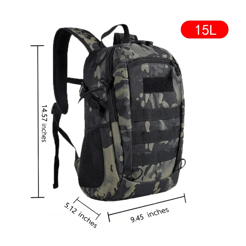 Mochila para deportes al aire libre de viaje, impermeable, para acampar, senderismo, pesca, caza táctica militar, mochila de gran capacidad para hombres - imagen 2