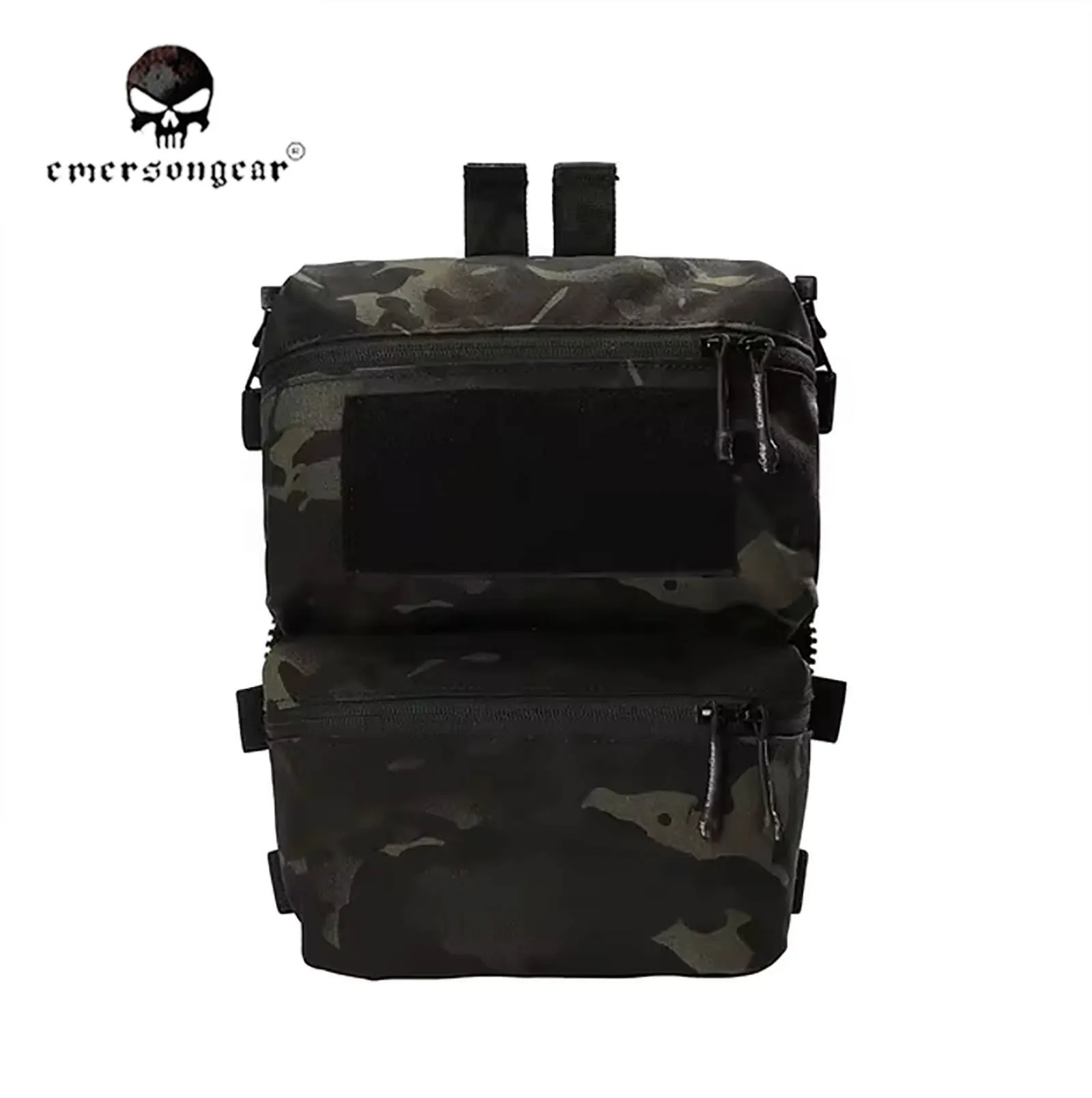 Emersongear-Bolsa multiusos para chaleco FRO Style V5, Panel trasero, doble bolsa con cremallera, mochila para caza y senderismo EM9649 - imagen 4