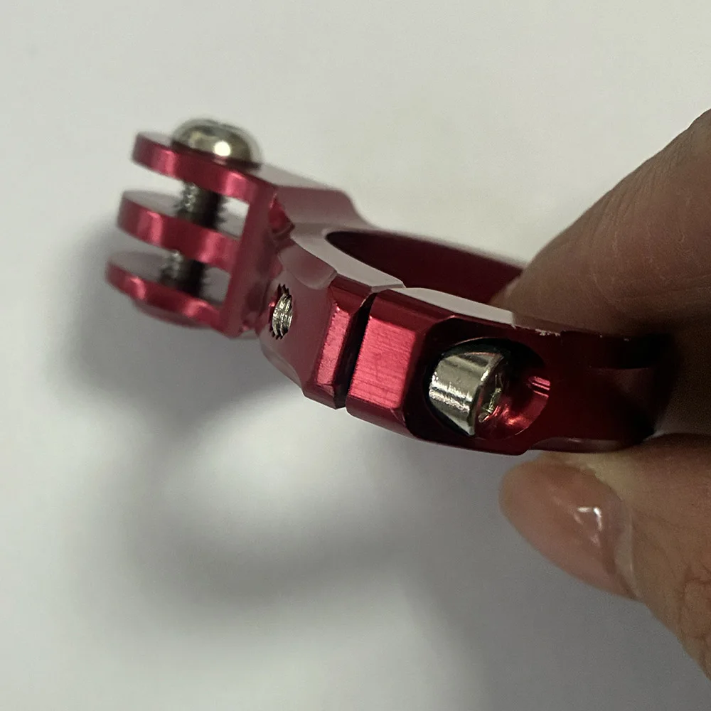 Soporte de manillar bicicleta GoPro HERO3 aluminio con clip cámara - imagen 3