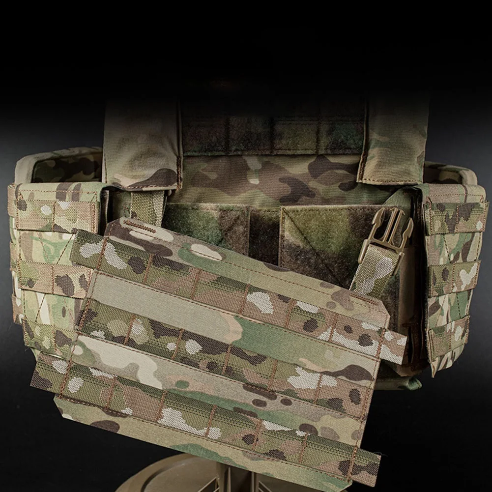 Placa táctica Molle de tórax con gancho y bucle, nailon 1000D desmontable para portador de placa táctica, accesorios para chaleco Airsoft - imagen 2