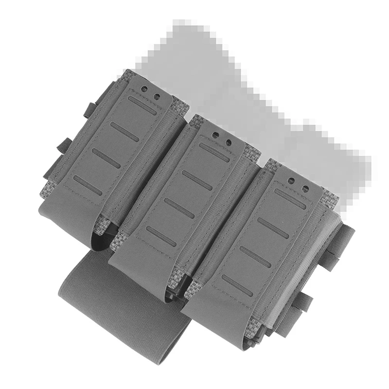 Bolsa triple multifuncional para revistas 5,56, panel para colgar en el pecho, bolsa de expansión para chaleco - imagen 2