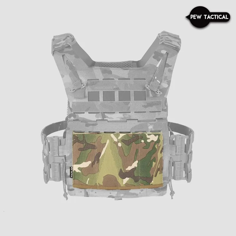 PEW TACTICAL LÁSER CUT SMG TRIPLE MAG POUCH MP5 MP7ARP9 MOLLE airsoft JPC SPC AVS VEST