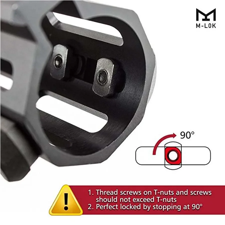 Tornillos M-LOK - Llave de instalación especializada