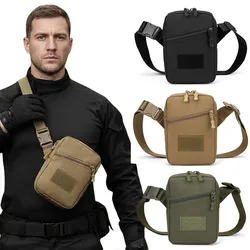 Bolso cruzado táctico, bolsa de pecho para exteriores, bolsa de herramientas de utilidad EDC con correa de hombro ajustable para caza, Camping y senderismo