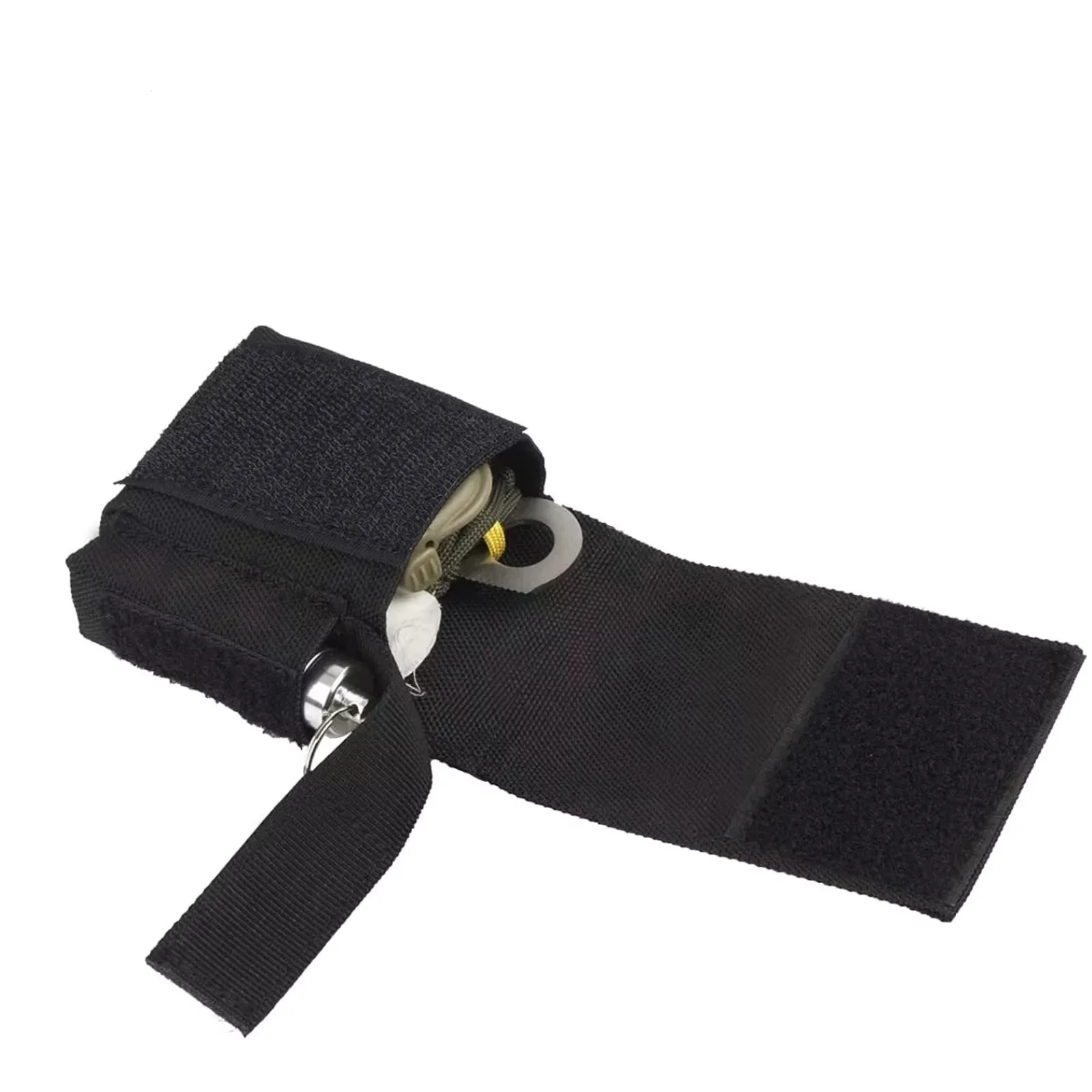 Bolsa táctica pequeña, bolsas compactas para cigarrillos Molle, bolsa de almacenamiento para encendedor de batería EDC, ranura para encendedor, Mini paquete de cintura para cigarros - imagen 3