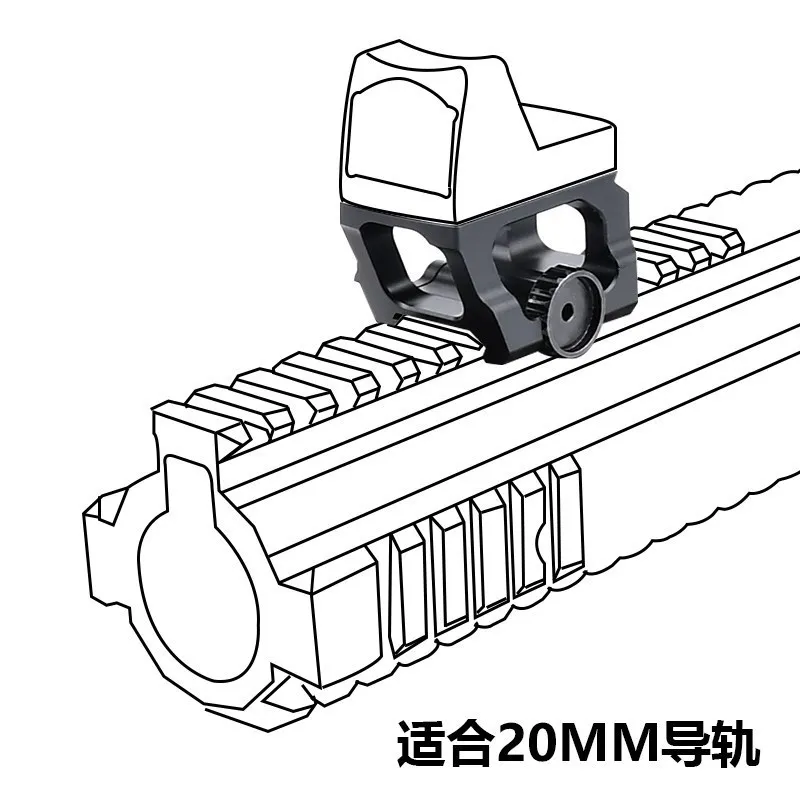 Wadsn Metal R MR Red Dot Sight Riser Base montaje de alcance de caza LEAP 04 accesorio de caza para riel Picatinny de 20mm - imagen 2