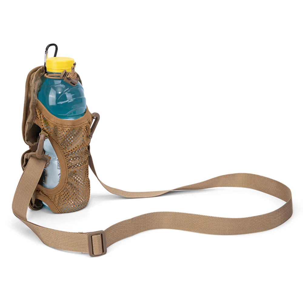 Bolsa táctica MOLLE para cantimplora con soporte plegable y funda - imagen 3