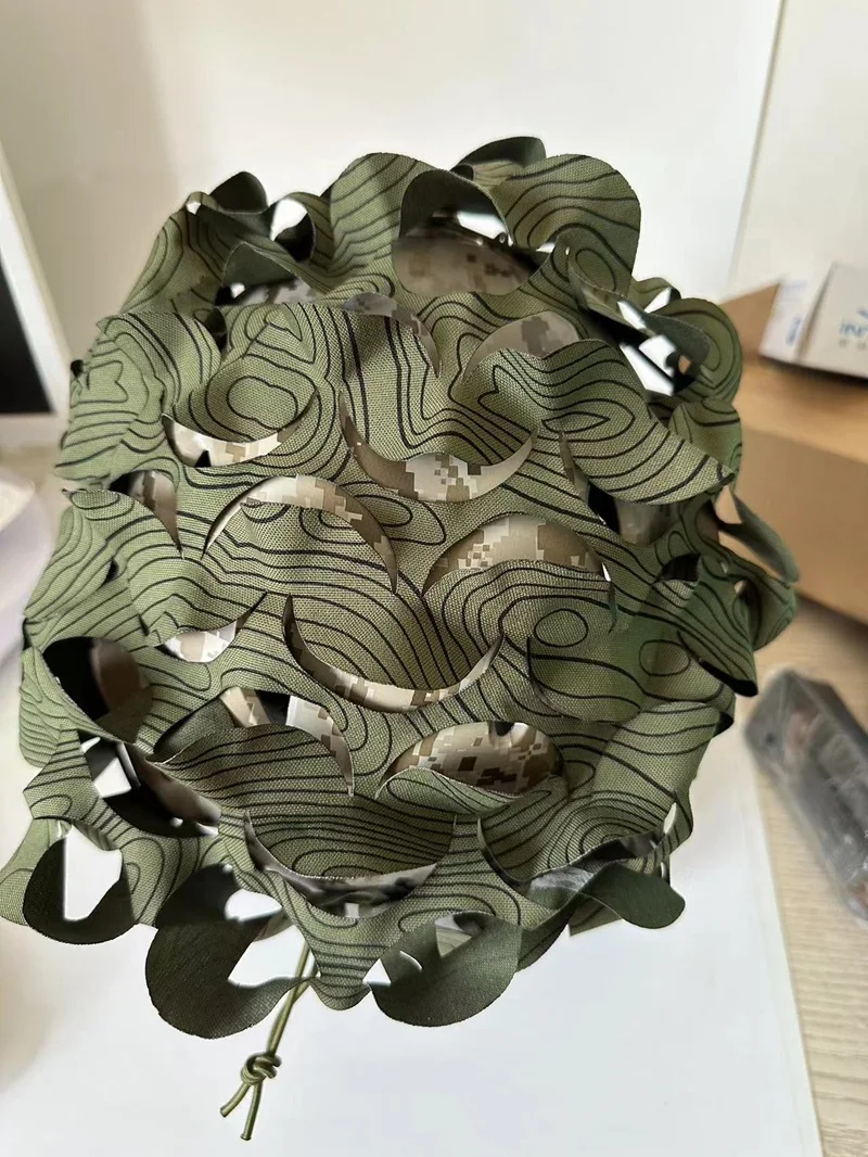 Tela de cubierta de casco policromada para exteriores, camuflaje con corte láser 3D - imagen 4