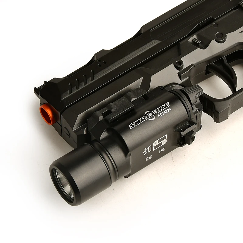 Surefir Tactics Airsoft X300U X300 Ultra 600lm linterna LED Rifle arma explorador caza pistola luz exterior ajuste riel de 20MM - imagen 4