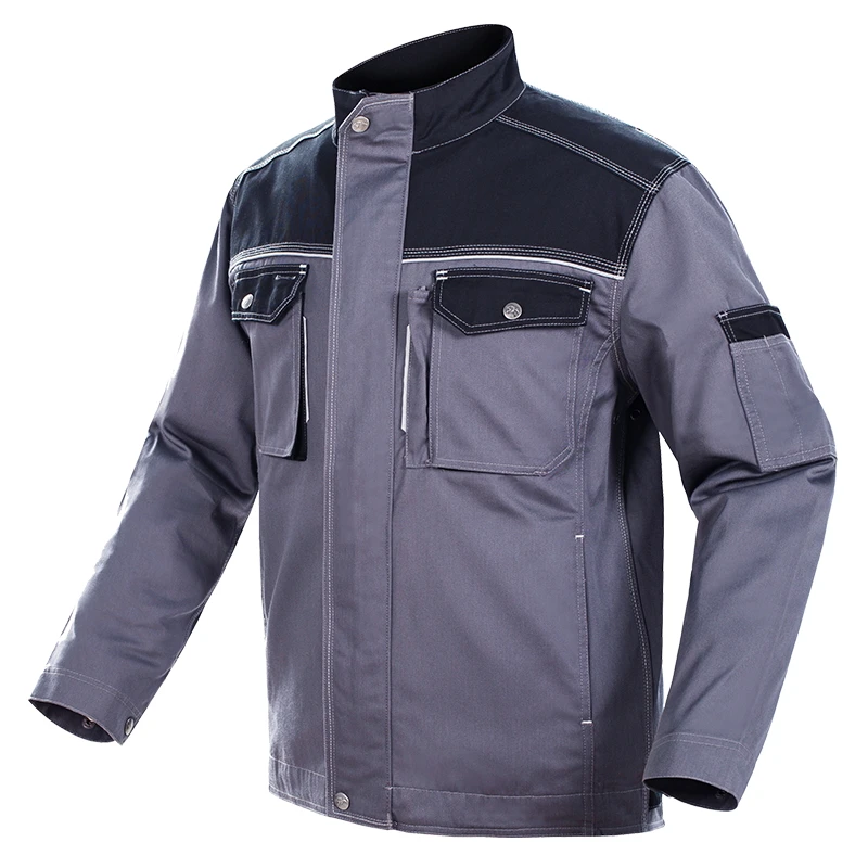 Traje de ropa de trabajo para hombres, sitio de construcción, electricista, manga larga, reparación de automóviles, resistente al desgaste, herramientas resistentes A la suciedad, resorte y A - imagen 5