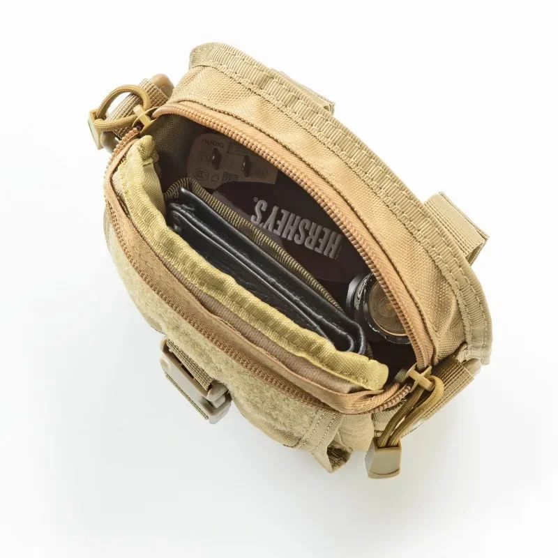 Bolsa táctica de caza, funda Molle, riñonera, cartera, monedero, funda para teléfono, bolsas deportivas de combate Airsoft - imagen 4