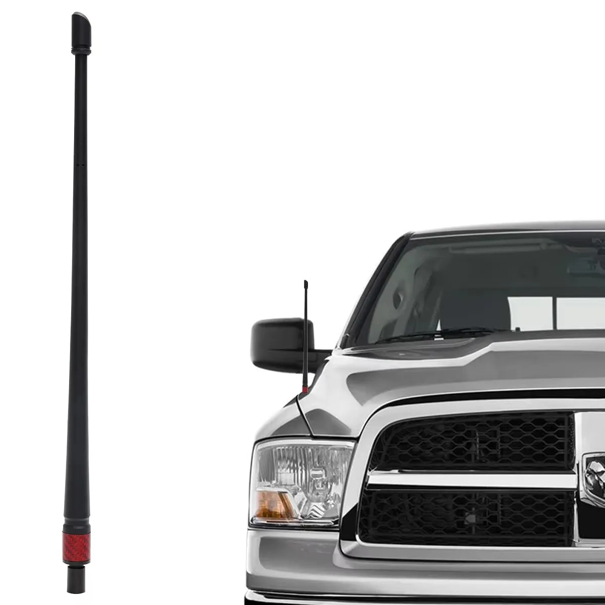 ABBREE AR-162 Antena móvil para automóvil Recepción FM AM Alto ganancia Construcción para todo tipo de clima Compatible con Ford f150 Toyota Tundra Audi - imagen 2