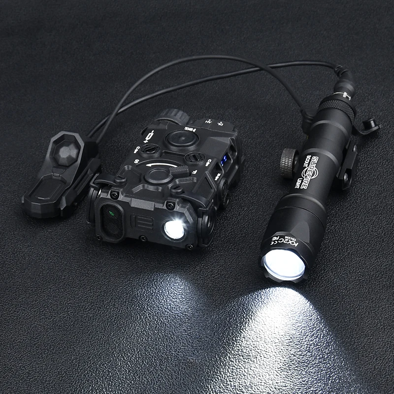 WADSN OGL linterna láser IR roja, verde y azul en pistola mira láser M600C luz de explorador AXON interruptor de enchufe Dual conjunto combinado de engranajes Airsoft - imagen 3