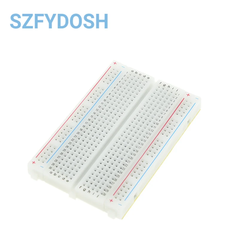 Placa de pruebas PCB sin soldadura, 1-10 Uds., 400 puntos de amarre, Mini placa de pruebas Universal, placa de pan DIY para placa de circuito de prueba de autobús - imagen 4