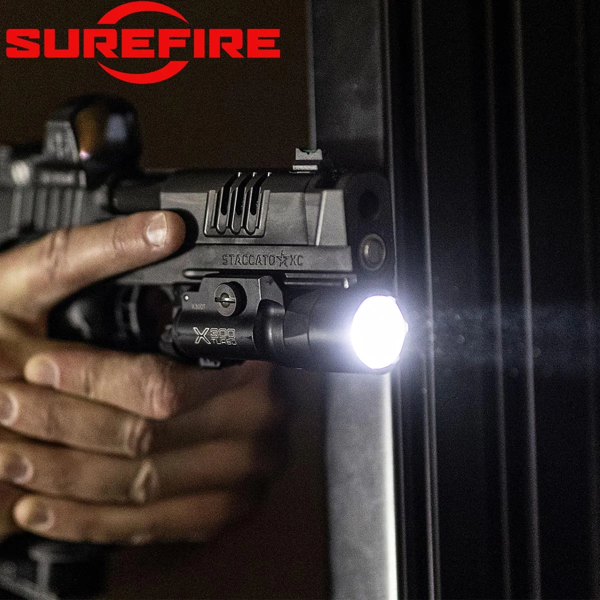 Táctico Surefire X300 Ultra X300U-A armas de Metal Airsoft pistola luz caza linterna AD Protector de lente personalizado - imagen 4