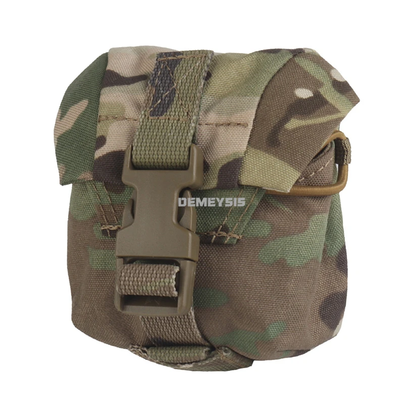 Bolsa de granada multiusos para tiro, bolsa táctica para caza Frag con correas MOLLE, almacenamiento para cinturón M67 Airsoft CS - imagen 2