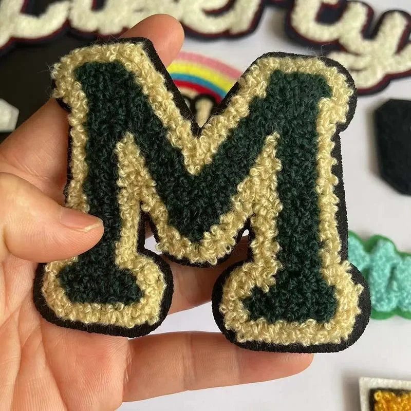 Parches para coser con letras, insignias de chenilla, Liberty, 5 piezas - imagen 5