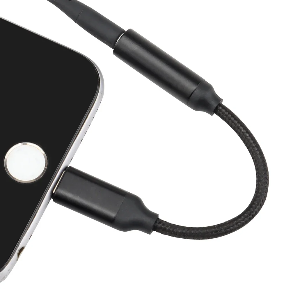 Conector táctico para auriculares, adaptador de Audio de 3,5mm tipo C, Cable de auriculares para Iphone, orejeras, adaptador de teléfono, accesorios para auriculares Lightning - imagen 5