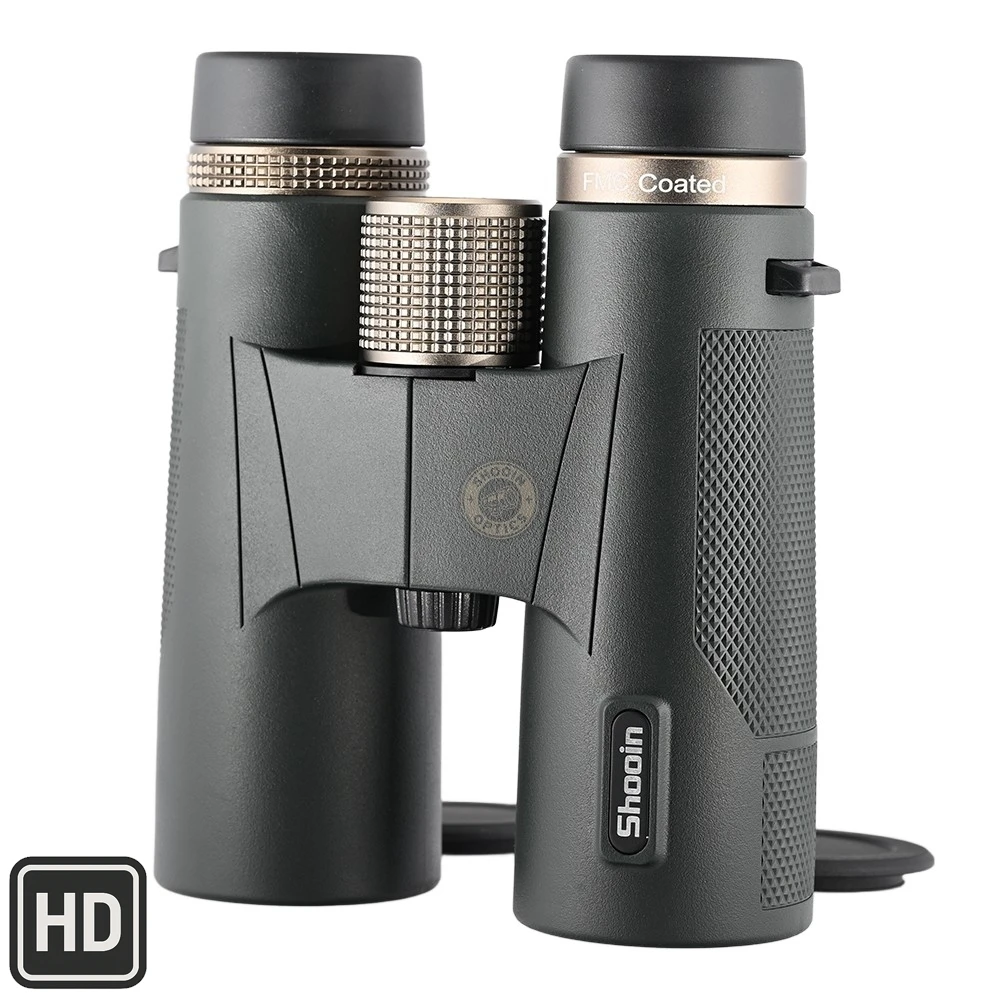 Shooin 8x42 10x42 12x42 FMC HD Binoculares para observación de aves, vida silvestre, camping, senderismo, aventura al aire libre - imagen 3