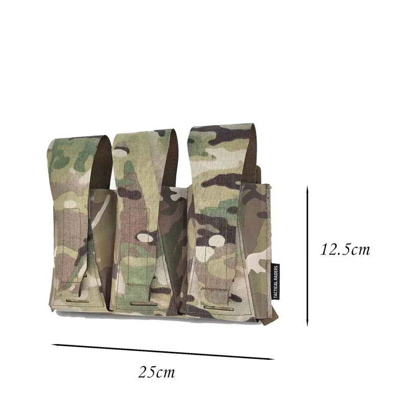 Bolsa táctica Mag Multicam LBT-6910A LC M4, bolsa Triple para revistas, chaleco táctico Airsoft, bolsa de Panel frontal Molle, equipo - imagen 4