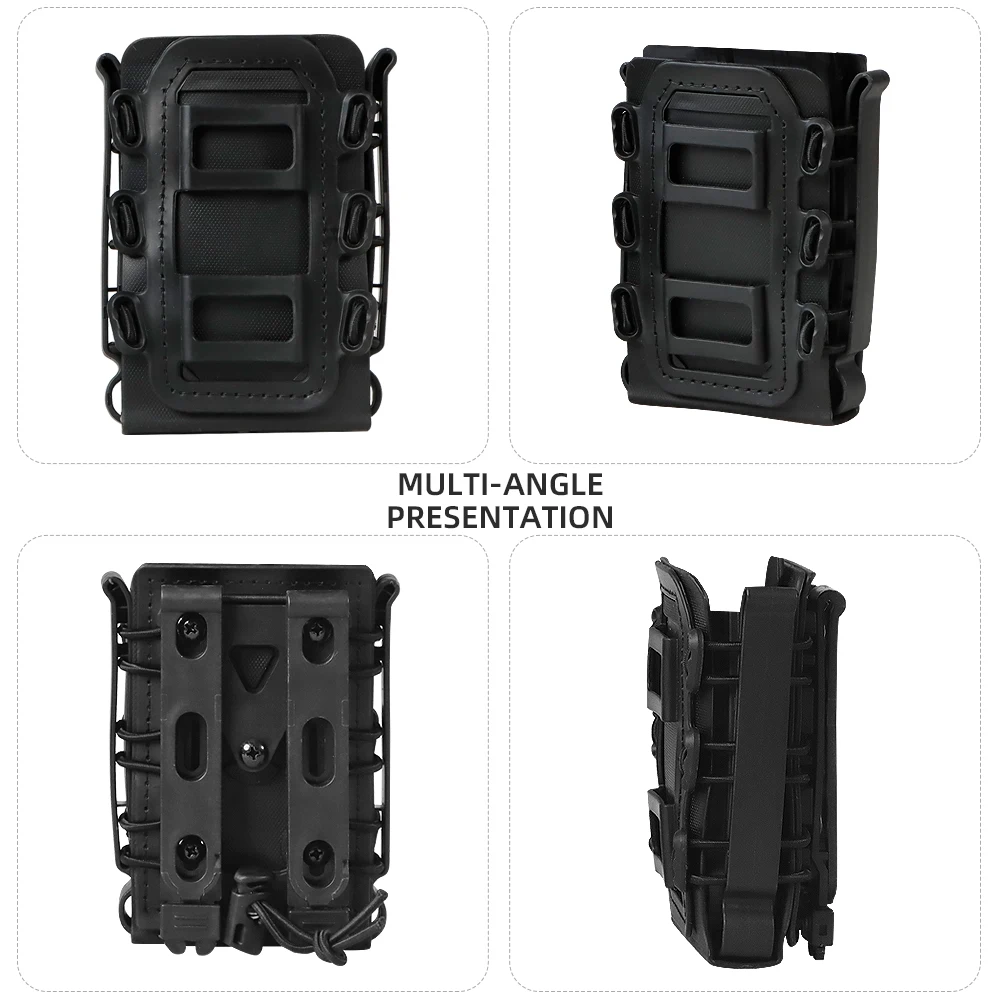 Bolsa táctica para revistas Scorpion 5,56, funda para cinturón de 9mm, accesorios MOLLE, funda para Rifle 7,62, funda para pistola Glock 17 - imagen 4