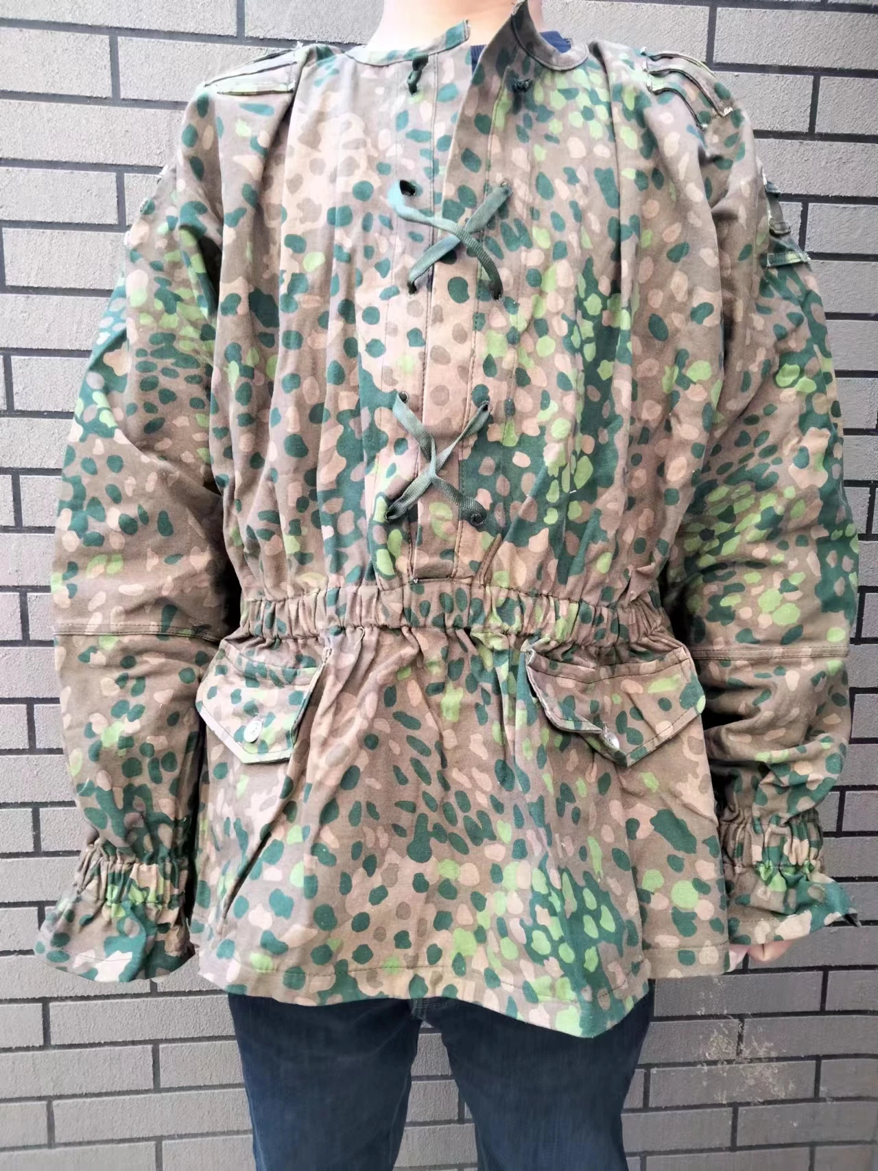 Sudadera reversible M40 camuflaje guisante – Chaqueta táctica