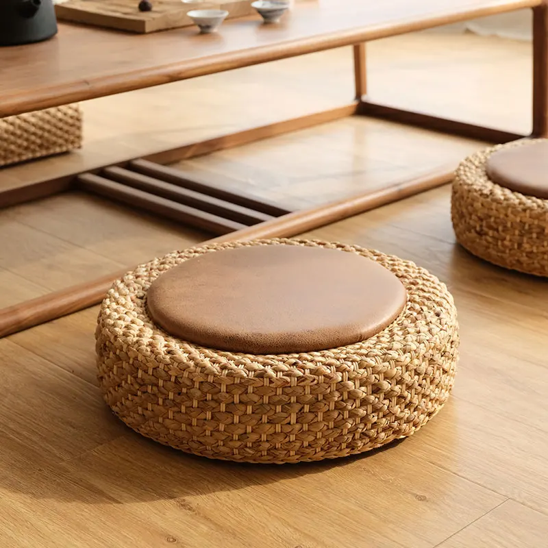 Cojín de tatami futan para sala de té, mesa de té, balcón, ventana de Bahía, futan home, pier sentado en el suelo, estilo japonés - imagen 2