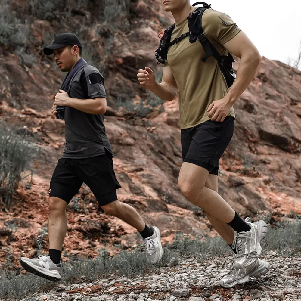 Emersongear-camisetas funcionales con etiqueta azul "Newt", camisas tácticas de corte ergonómico, camisetas diarias, camiseta para deportes de caza y senderismo EMB9712 - imagen 2