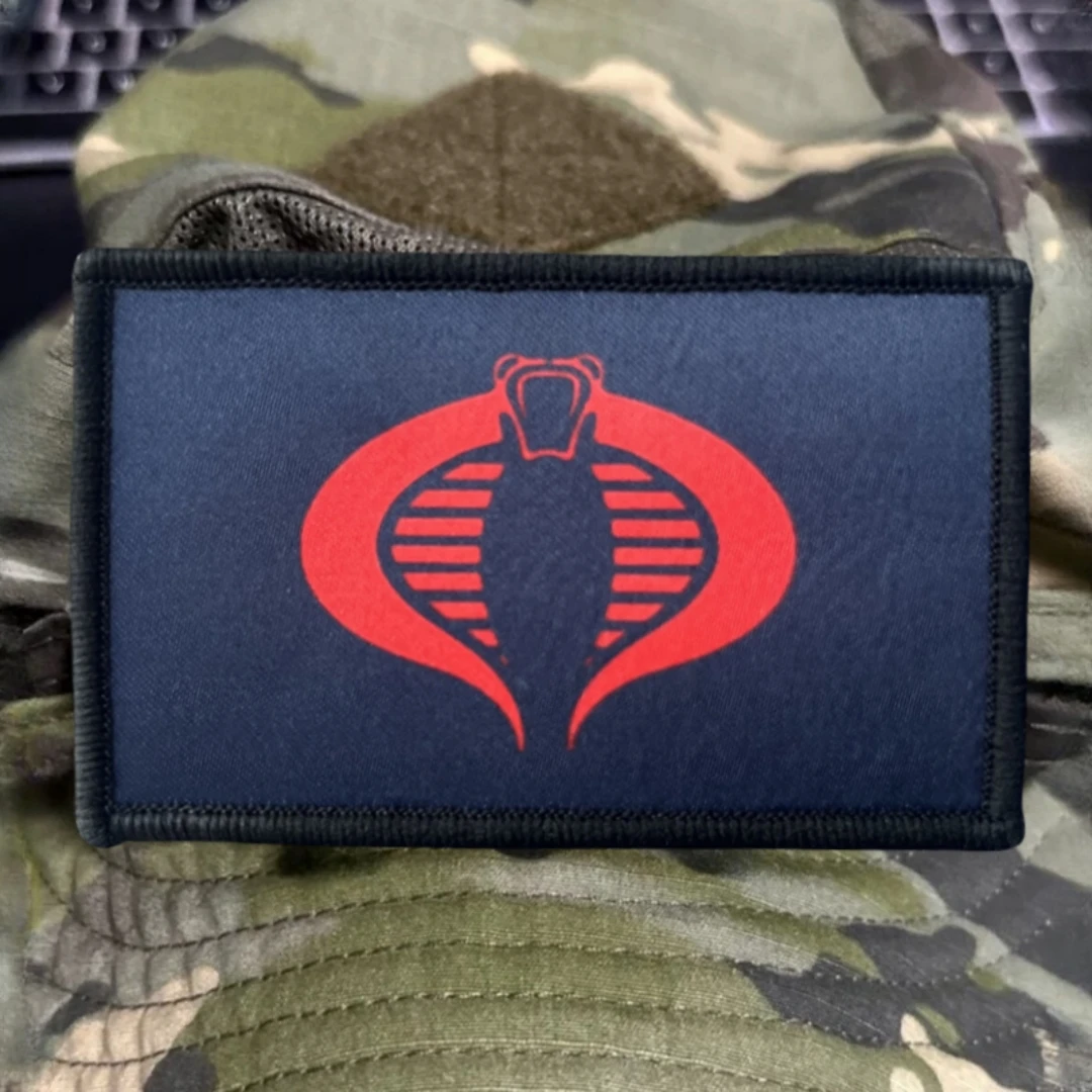 Brazalete táctico bandera Cobra – Para mochila o chaleco - imagen 2