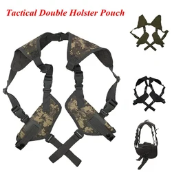 Funda táctica Universal para pistola doble, funda de nailon para pistola de hombro, funda oculta para Glock 17 Colt 1911