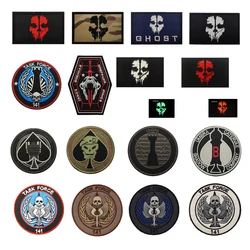Parche táctico TASK FORCE 141 CODOL Klett – insignia moral calavera