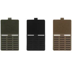 Placa colgante MOLLE reversible para chaleco táctico