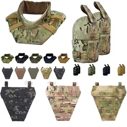 Protector táctico modular MOLLE desmontable – cuello entrepierna hombro