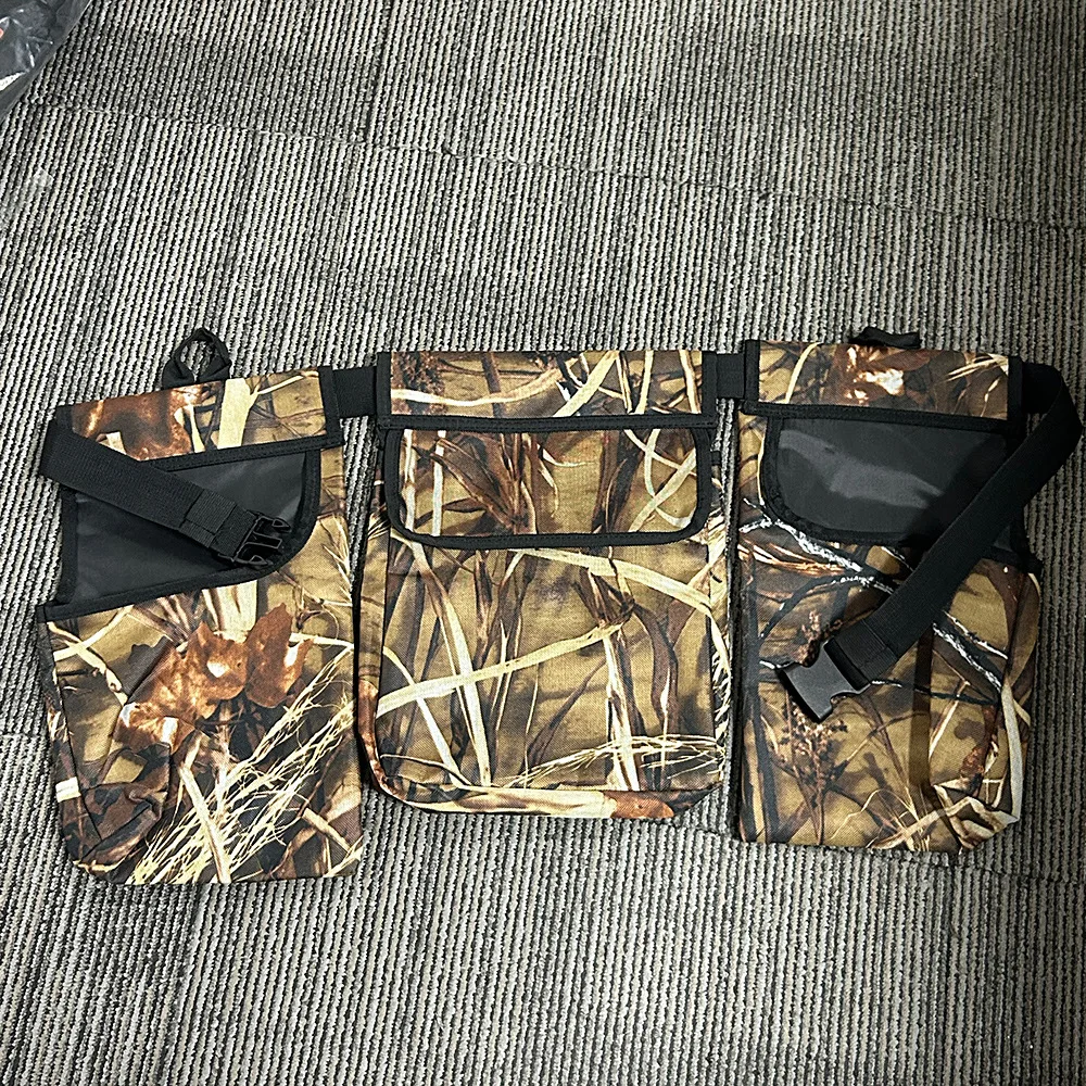 Riñonera multifuncional para deportes al aire libre, caza, pesca, resistente al desgaste, camuflaje biónico, accesorios de caza, bolsa de almacenamiento - imagen 5