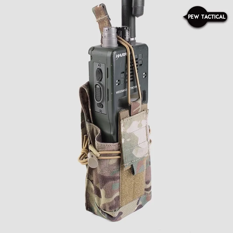 Pew-bolsa táctica 5,56/7,62/MBITR, bolsa individual para Airsoft, bolsa táctica para revistas, camuflaje de nailon para caza PH12 - imagen 3