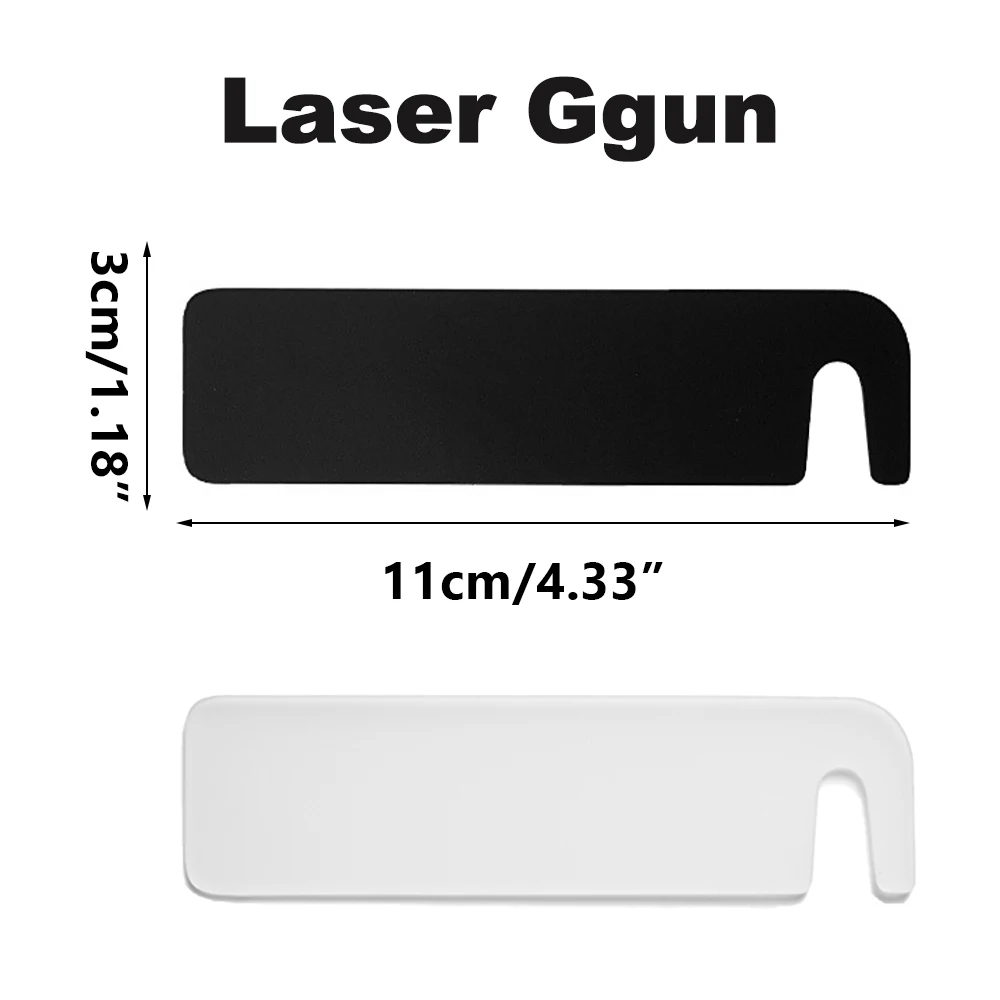 Parches de asistencia para puntería de tiro, protector ocular de tiro para competición de Rifle de aire de 10m, práctica de tiro con pistola láser, 2 uds. - imagen 3