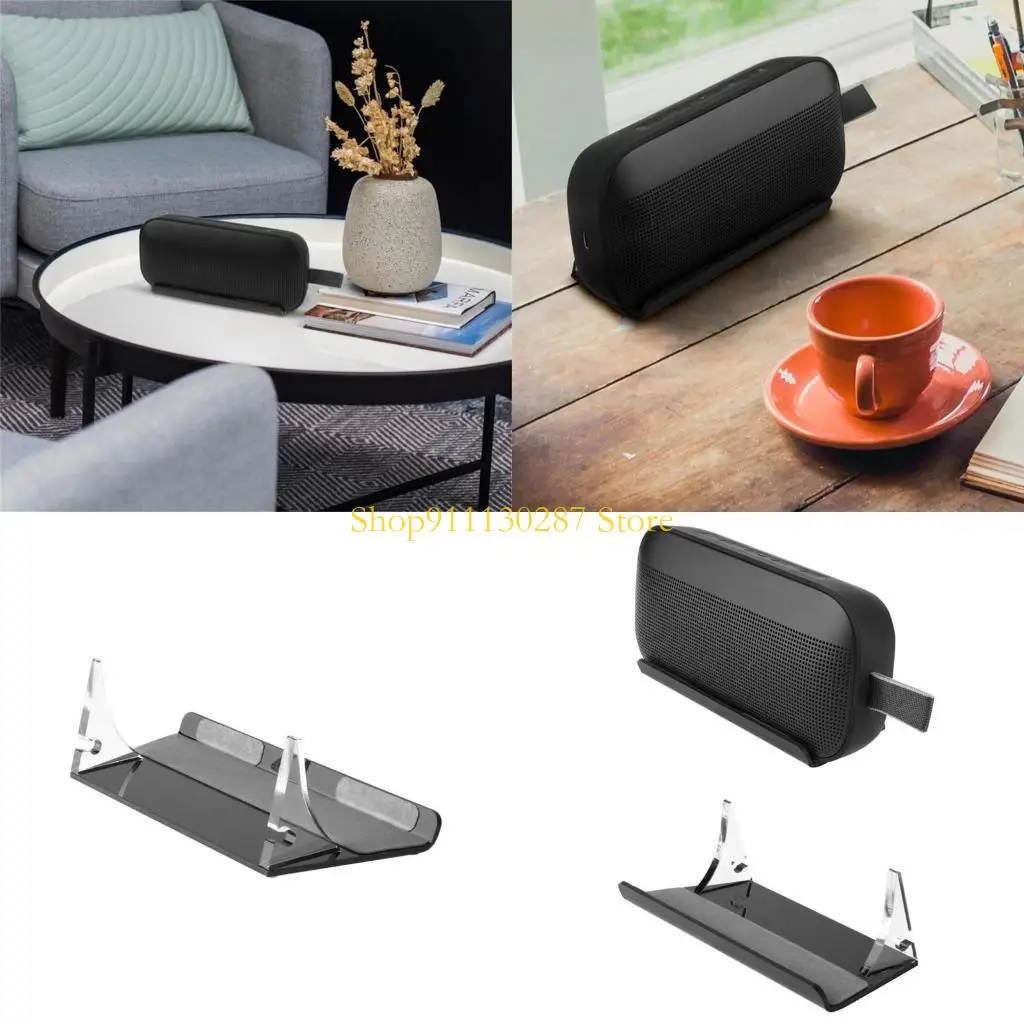 J1HC acrílico altavoz soporte altavoz escritorio soporte para