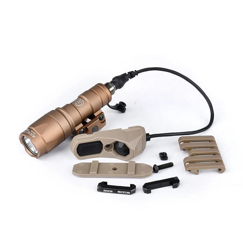 Sistema de guía de Cable de Clip de Cable táctico para SF M300 M600 linterna con AXON de doble función interruptor de presión remoto de 20mm - imagen 2