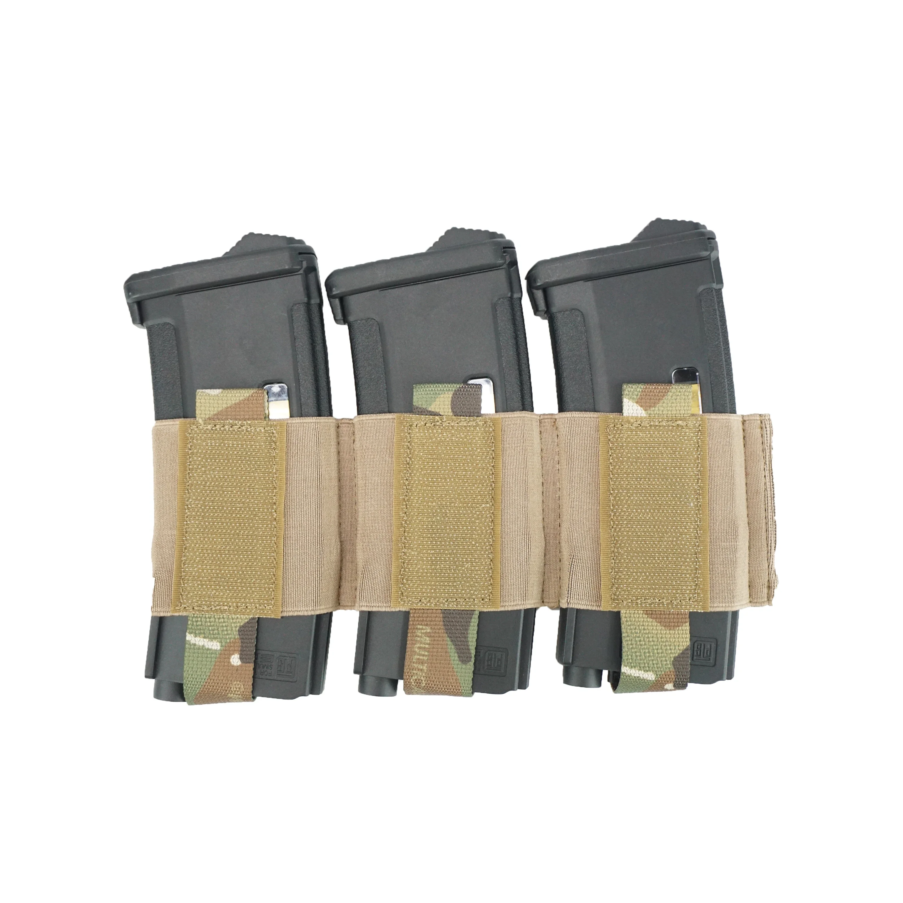 DMGear MK4 pecho táctico colgante Triple revista MC camuflaje compartimentos elásticos - imagen 3