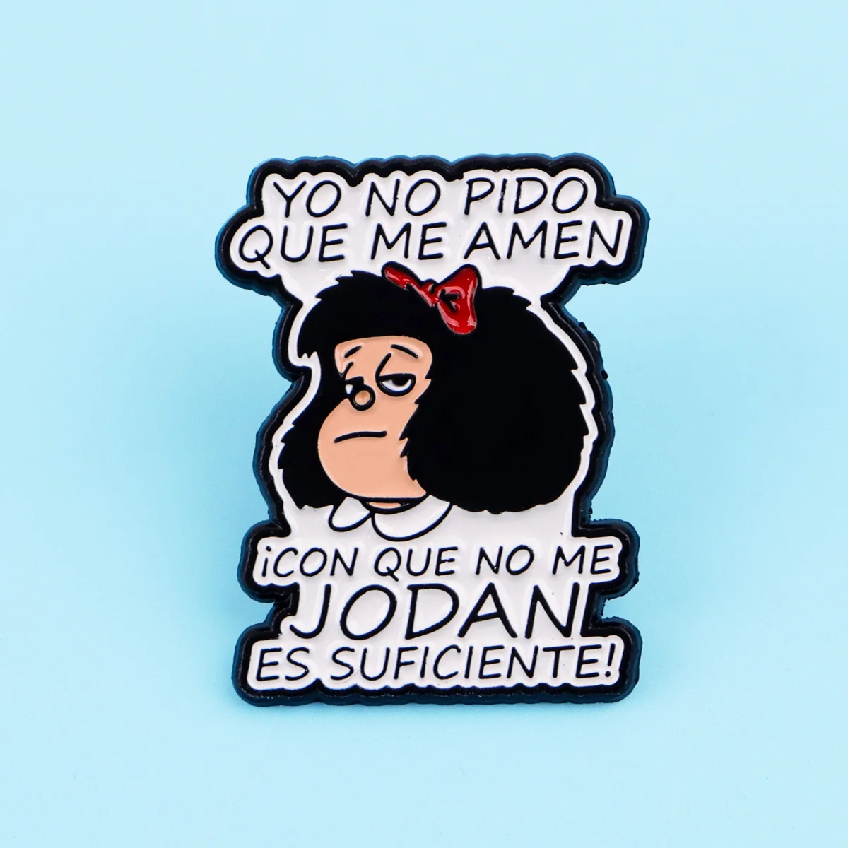 Detalle del diseño de esmalte y cierre