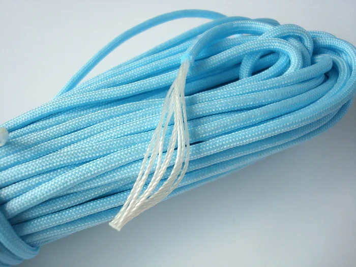 Cuerda de paracaídas de cuerda luminosa que brilla en la oscuridad, núcleo de 9 hebras, 100 pies, 1 unidad - imagen 5