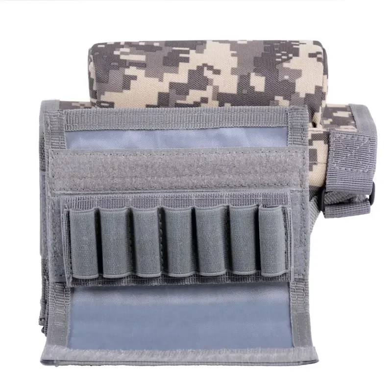 Bolsa táctica de culata para Rifle Airsoft, reposa mejillas, pistolas de balas, soporte para cartuchos de munición, accesorios de caza - imagen 4