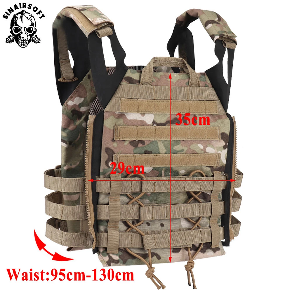 Chaleco táctico de combate para caza, chaleco militar Molle Airsoft de alta calidad, JPC 2,0 - imagen 4