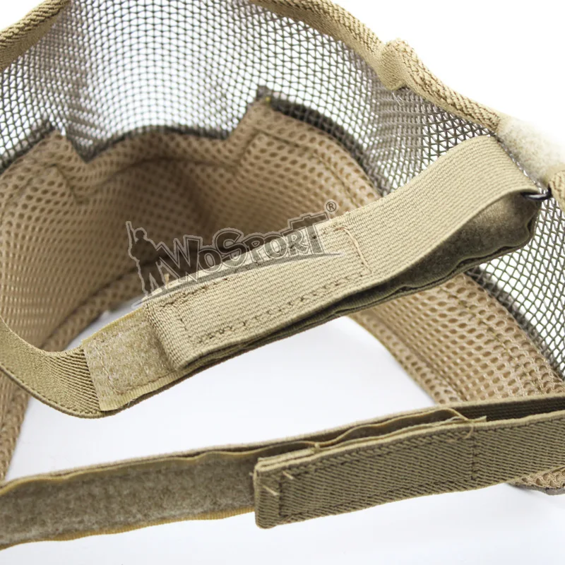 Máscara de camuflaje táctico de batalla para montar, máscara de alambre V2, protección para la cara y los oídos al aire libre, salvaje - imagen 5